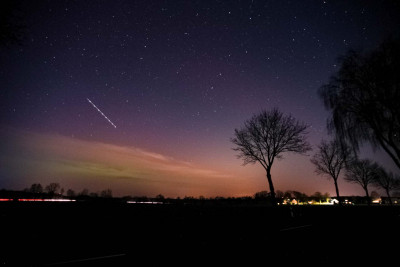 03.03.2024, 18:40 Uhr UTC, Sittensen 53,3 Grad, Canon 6d, 17mm, 2.8, ISO 1600, 10 Sek, fotografisches Polarlicht