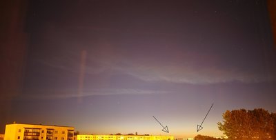 00:28 UT, Originalbild verkleinert + unten Rand mit Wohnungen abgeschnitten; alle anderen Bilder sind kontrastverstärkt