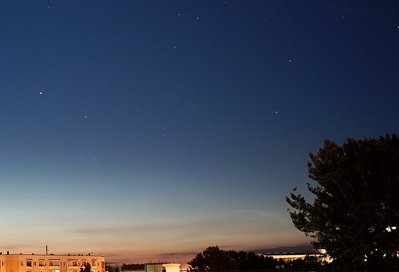23:06 UT, 2/25 mm, ISO 640, t 10&quot;, Sony Alpha 7S, verkleinerter Ausschnitt, Gamma reduziert