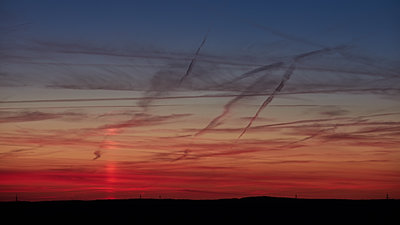 21:59 Interessanter Sonnenuntergang ...