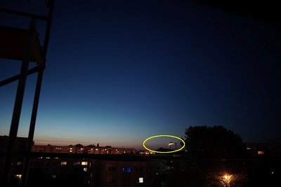 Rostock, 08.07.2018, 21:26 UT, ISO 640, t 1&quot;, Distagon 2/25 mm, Sony Alpha 7S