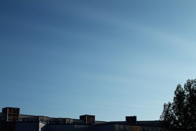 17:14 UT, Rostock, SSW-Himmel mit f 35 mm an Canon EOS 1100Da + OWB-Clip-Filter