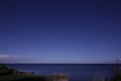 Aufnahme 23:14 MESZ, Parameter wie oben, völlig unbearbeitet