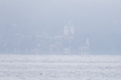 Tutzing von Ambach aus gesehen um 15:40 Uhr MEZ