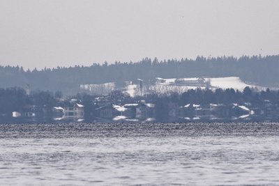 Luftspiegelung am Nordufer des Chiemsees. 20.01.2019 16:49 Uhr