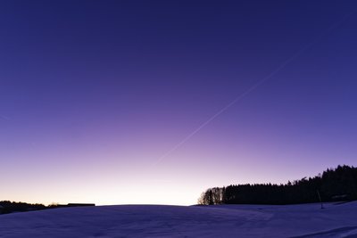 Purpurlicht. Bei Ebersberg 17.02.2019, 17:58 Uhr