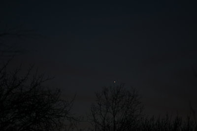 18:59 MEZ; Merkur 5° über Horizont; Nikon D5300   300mm   f5.6  1,3sec   ISO400