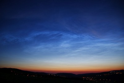 20.00 UTC an unserem höher gelegenen Beobachtungsort