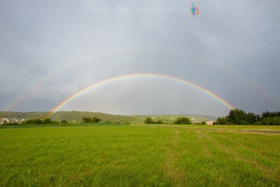 primärer und sekundärer Regenbogen | 12.Juli 2019