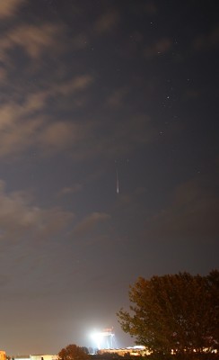 Ausschnitt re. Bildkante Sony Alpha 7S 2/25 mm + Dydim, 21:08 UT, t 13&quot; ISO 640