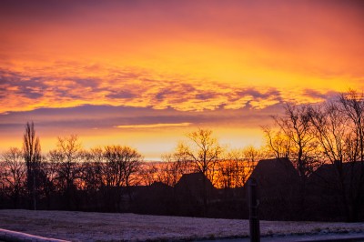 Hemmingstedt, Blickrichtung SO, kurz nach 08:30MEZ