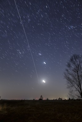 ISS-Überflug 27.03.2020, 20:58 MEZ; Standort bei Diepholz