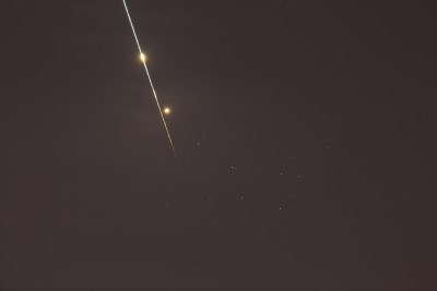 Hannover Meteor 4.4.2020 / 23:44 MESZ. Die Originalbilder liegen im RAW Format vor in einer deutlich besseren Auflösung. Foto Michael Schomann