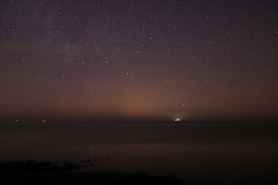 schwach fotogr. Polarlicht Hubertsberg, 19:32 UTC