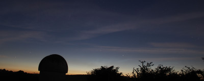 21:36 UTC von unserer Kamera auf der Sternwarte.
