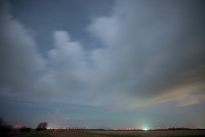 19:02 UT -  schwach visuell sichtbar