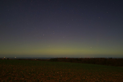 21:31 UTC, Beginn Beobachtung
