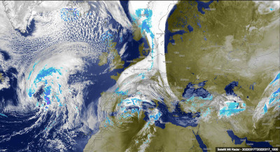 Wolkenfronten am 17. März 18 Uhr<br />(Q: meteoblue.de)