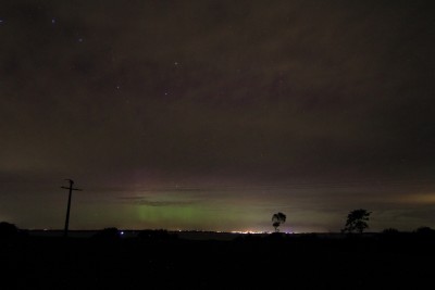 Ab 23:15 waren auch visuell schwache Beamer zu erkennen. 17mm mit 20s bei ISO 1600 f4