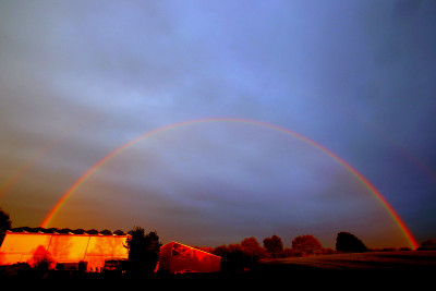 vollständiger Regenbogen 20:47h MESZ