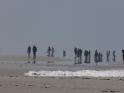 Rückkehr der SlenderPeople<br />Aufgenommen am Nebeler Strand (Amrum) am 18.06.2022 um 12:36 MESZ.