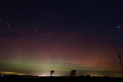 Mehrere schöne Beamer um 23:57 UT schwach visuell.