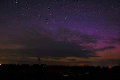 23:21 UTC Blick vom Hessenstein Richtung Ostsee