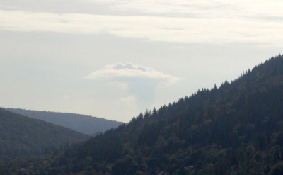 12:06 MESZ Wolkensäule über Neckarwestheim