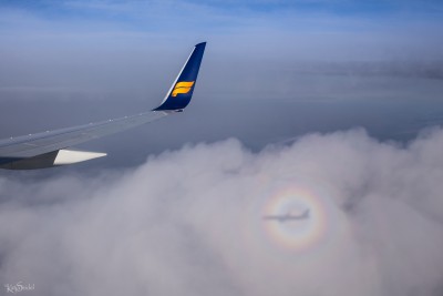 Aufgenommen auf dem Flug von Frankfurt nach Island
