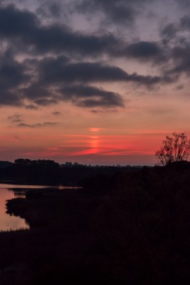 obere Lichtsäule 18:38 MESZ