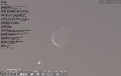 14.06.2023 05:25 MESZ (gegen Sonnenaufgang)