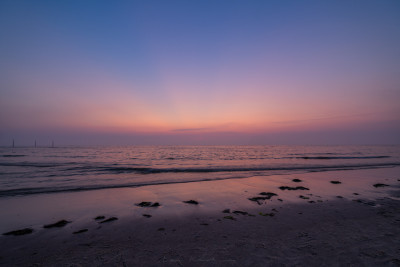 Purpurlicht in St. Peter-Ording 09.09.23, 20:22