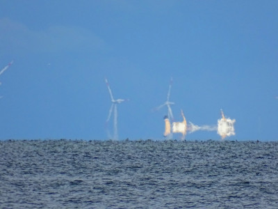 Technik<br />Aufgenommen an 29.08.2023, 15:47 MESZ, zwischen Hallig Hooge und Amrum.