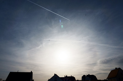 Uhrzeit: 16:31 Uhr MESZ, Sonnenstand circa 17°