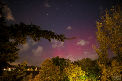 Abb. 4: Oberursel (Taunus), 05.11.2023, 20:32 MEZ; Sony 7S, Belichtungszeit 0.8s bei Blende 1.4, ISO 6400 und 24 mm Brennweite