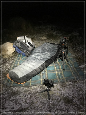 Beobachtungsplatz bei -10°C