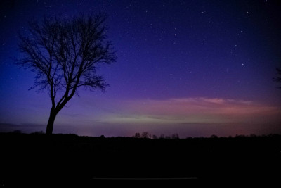 03.03.2024, 18:24 Uhr UTC, Sittensen 53,3 Grad, Canon 6d, 17mm, 2.8, ISO 1600, 10 Sek, fotografisches Polarlicht