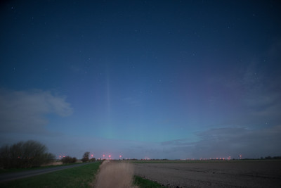 20:36 UTC - erster Beamer auf dem Display