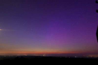 schwach visuelles Polarlicht