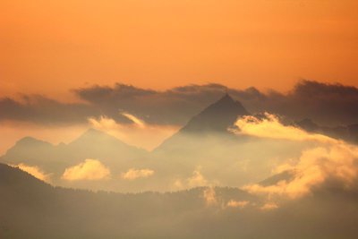 Auch "mein" Wendelstein hat in der Ferne gegrüßt.