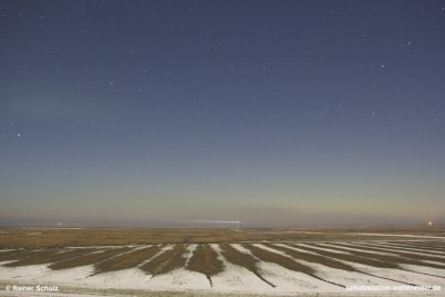 19:54 Uhr links halbhoch am Bildrand der letzte grüne Schimmer, 18 mm, ISO 2000, 30 sec, RAW etwas abgedunkelt &amp; Sättigung erhöht