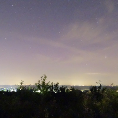 23 Uhr 35 MESZ Sony HX400V 25 Sek, ISO 2500 vom &quot;Mount Marion&quot; in Geseke