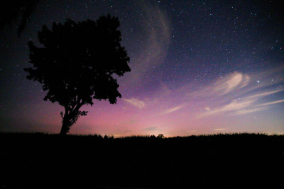 05.08.2024, 01:15 Uhr MESZ, Sittensen 53,3 Grad, Canon 6D, 17mm, 2.8, ISO 3200, 8 Sek, fotografisches Polarlicht