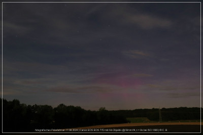 Canon EOS 77D + Kit-Objektiv @18mm f/4, ISO 1600, t = 8s, 22:54 Uhr, Dresden/Grumbach