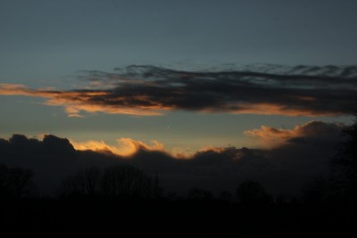 Blick nach Westen Richtung Kiel, abziehende Schauerfront ca. 16:15 MESZ