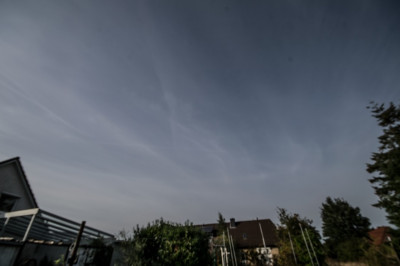 17:03 MESZ Richtung Norden: rechte 120°-NS