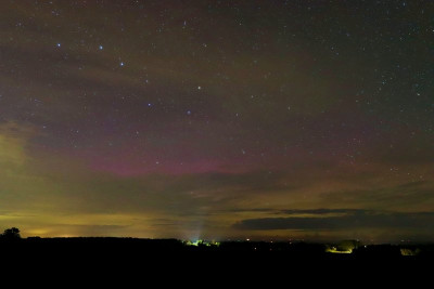 fotogr. Polarlicht gegen 19:30 UTC