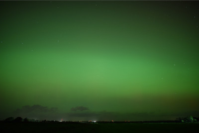 19:19UTC - Nord, nur grün - Nikon D750; Sigma 20mm; f/1.4; ISO640; 5sec; Didymfilter