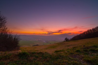 Das Ergebnis des &quot;Schnell den Berg hochrennen und den Sonnenuntergang fotografieren&quot;... ich hasse Sport