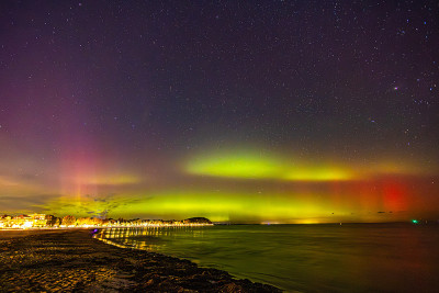 19:32 UTC: helles Polarlicht mit RAGDA